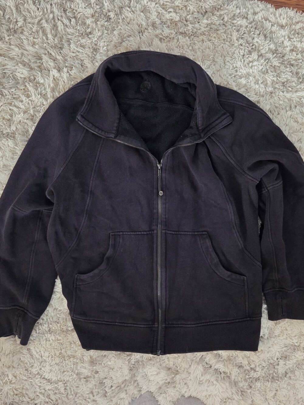 lululemon athletica Black Full-Zip Sweatshirt